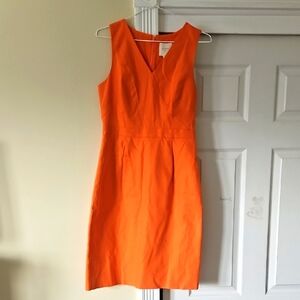 Orange Sleeveless Dress
